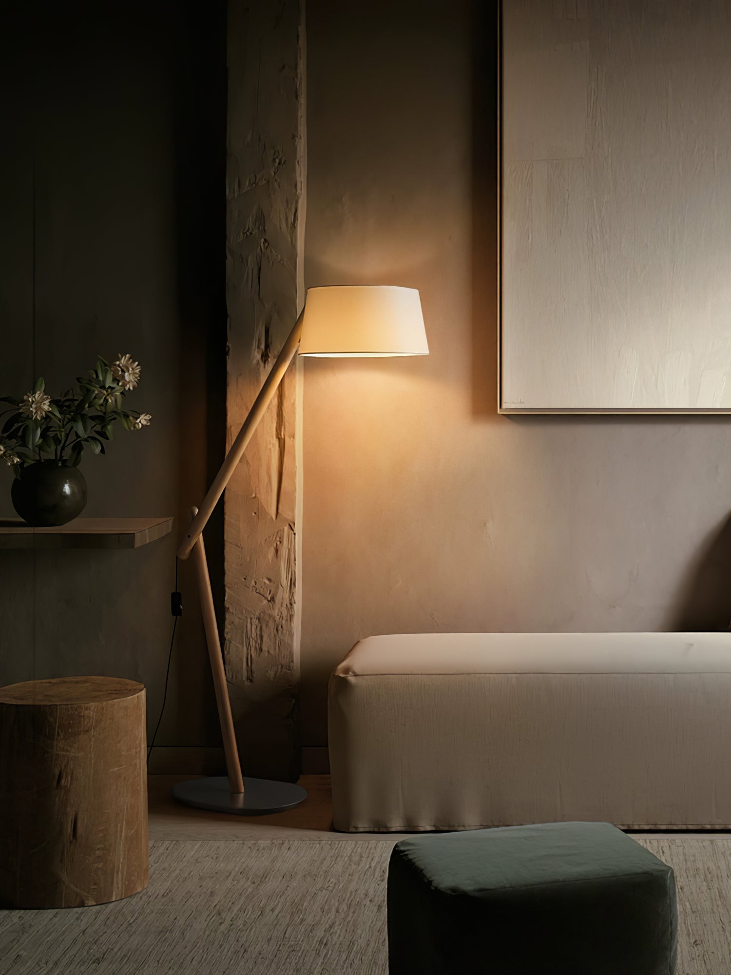 Lean Pivot Floor Lamp - Cueteks