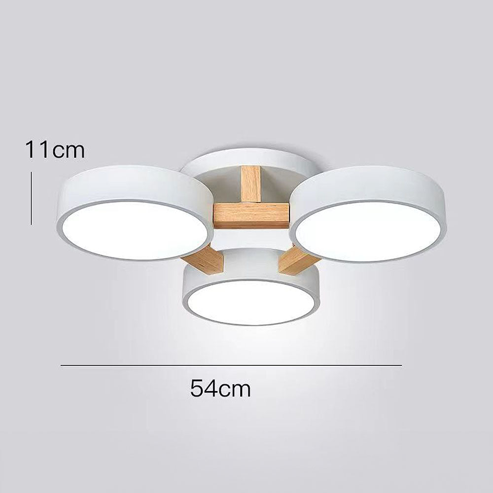 Contemporary Acrylic Multi-Heads Ceiling Light - Cueteks