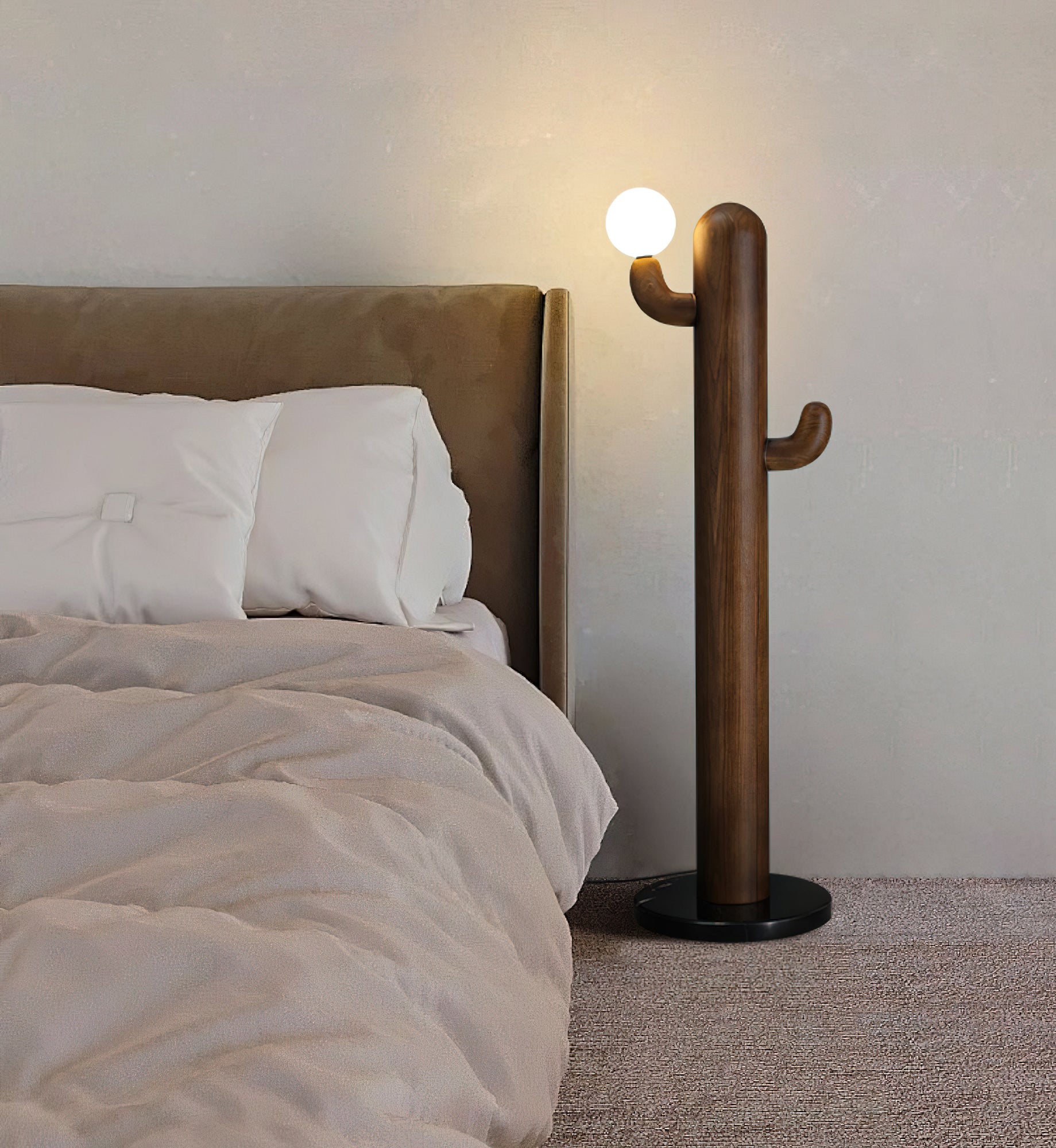 Cactus Wood Floor Lamp - Cueteks