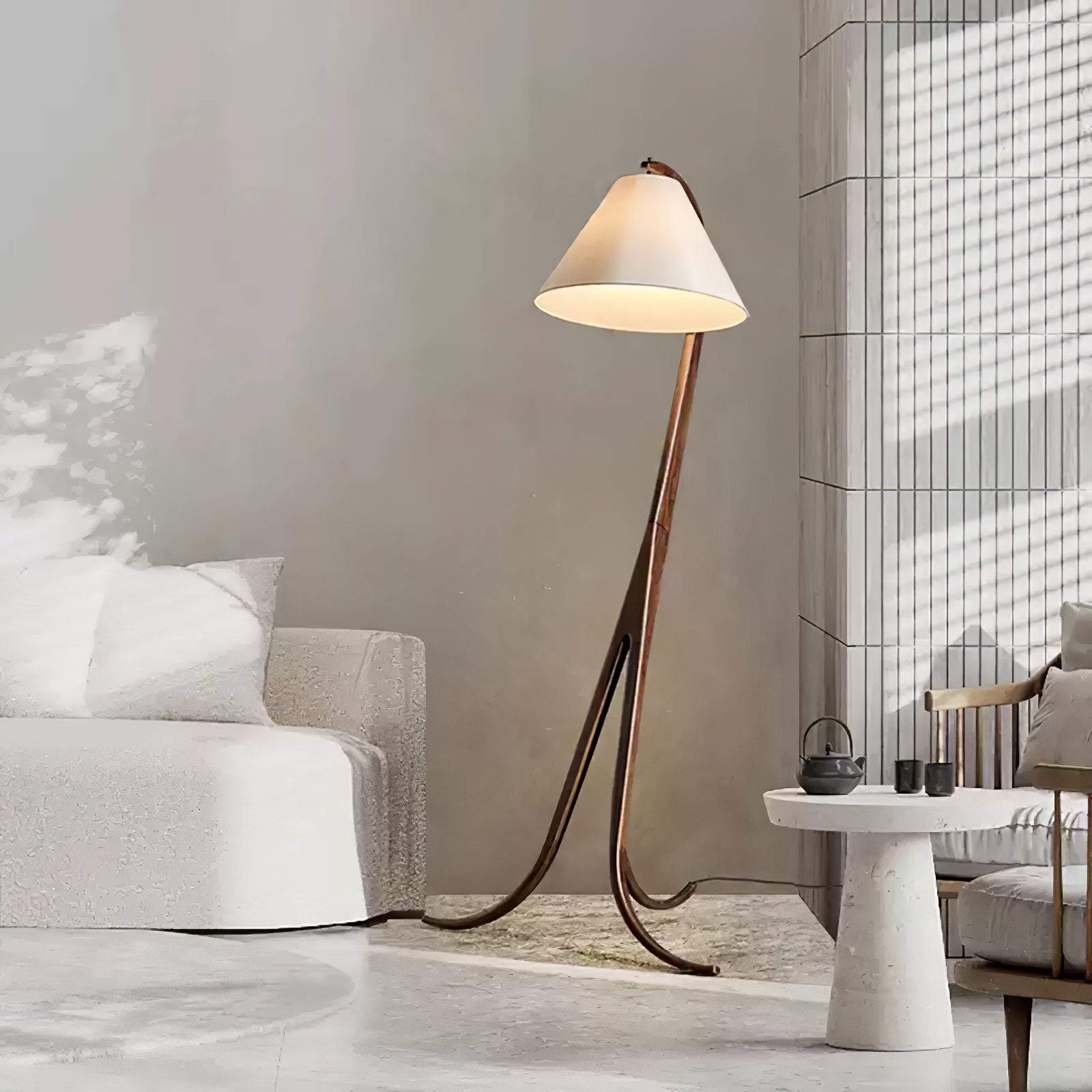 Arcwood Floor Lamp - Cueteks