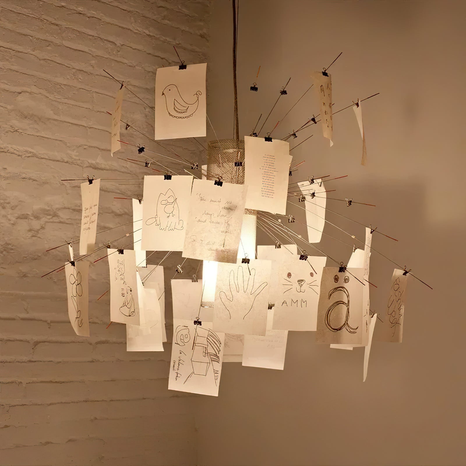 Paper Chandelier - Cueteks