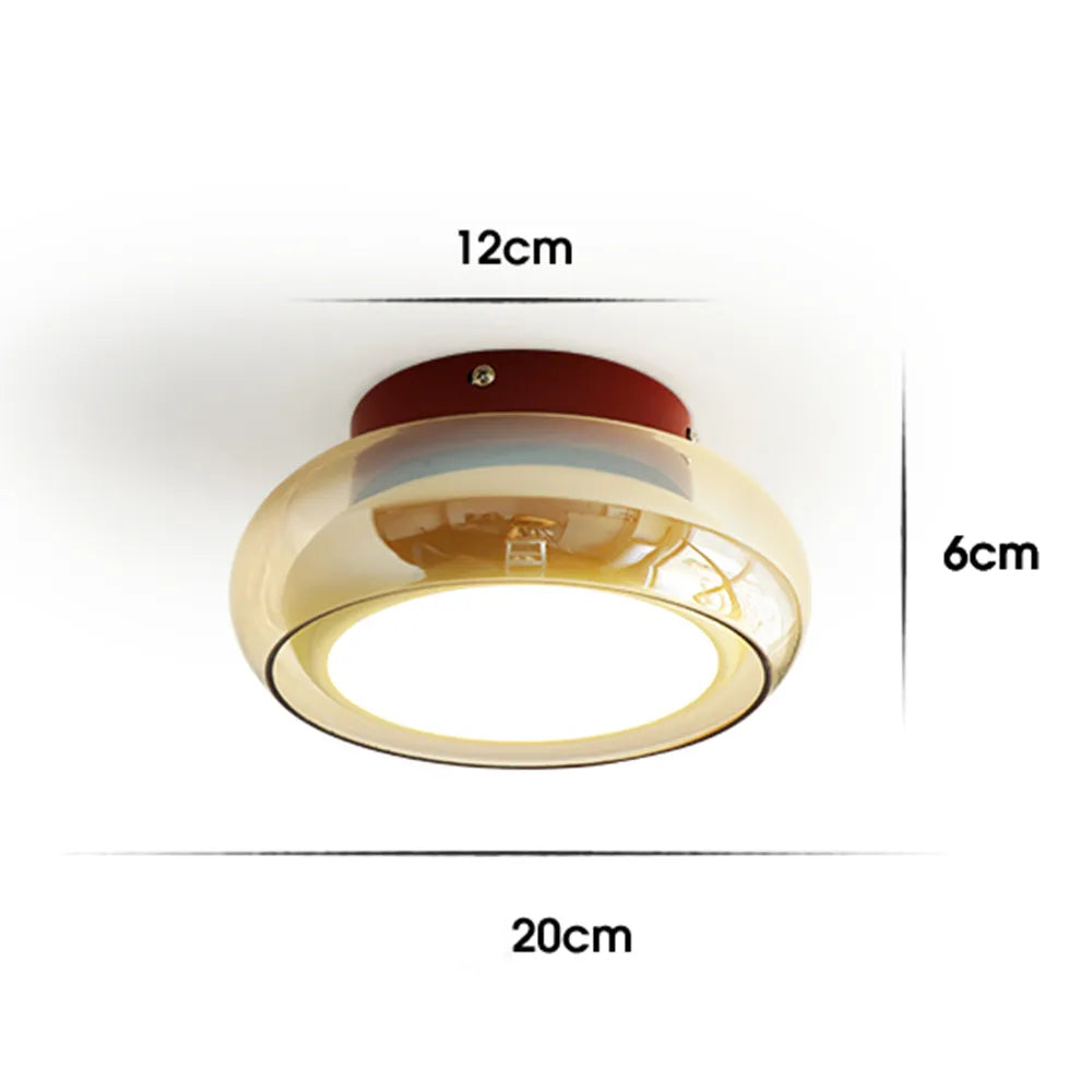 Vintage Small Acrylic LED Ceiling Light - Cueteks