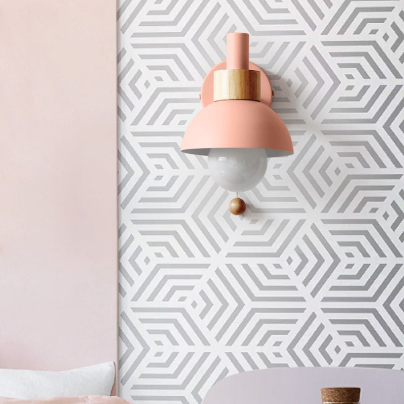 Minimalist Colorful Single Head Wall Sconce - Cueteks