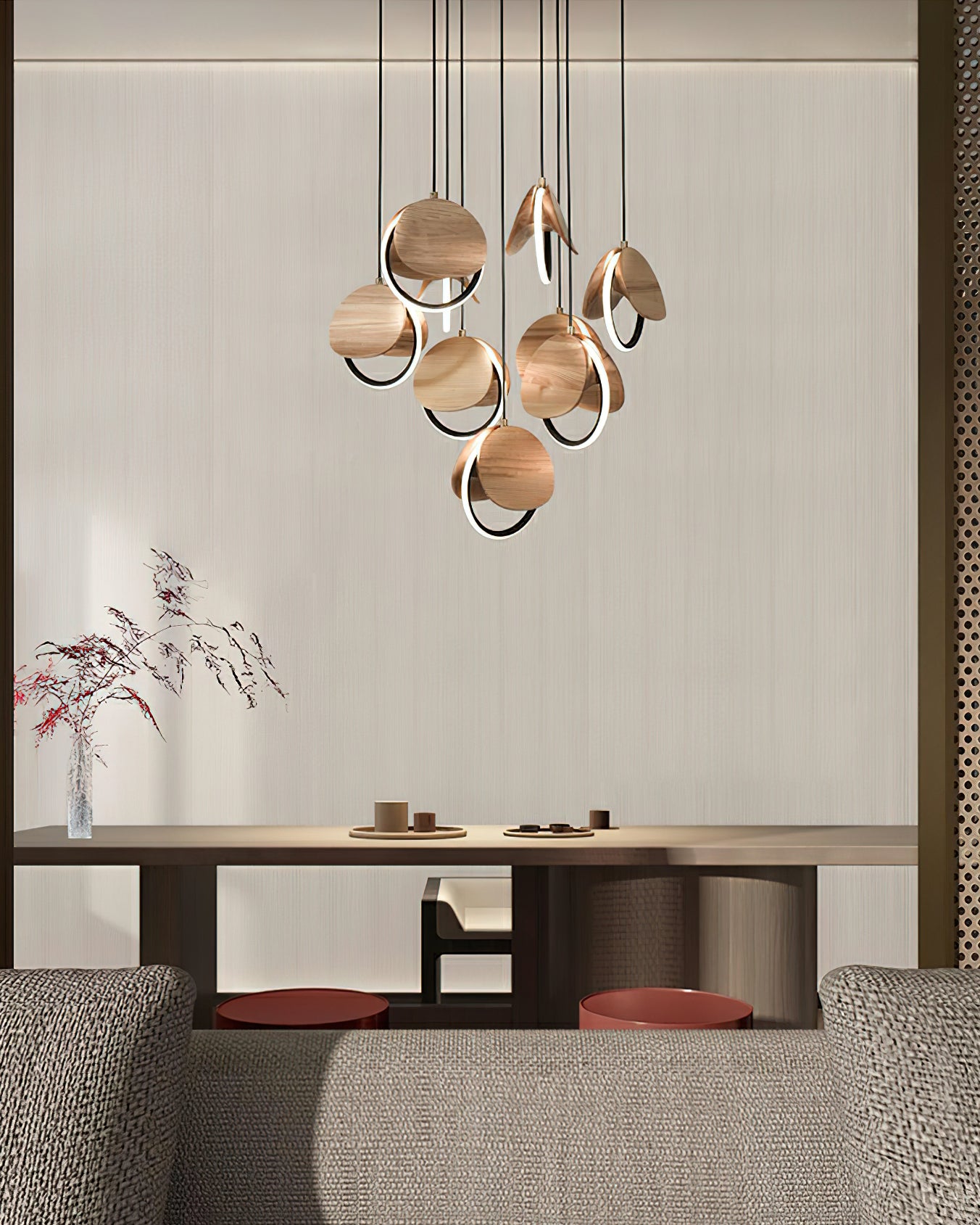 Elliot Rings Chandelier - Cueteks