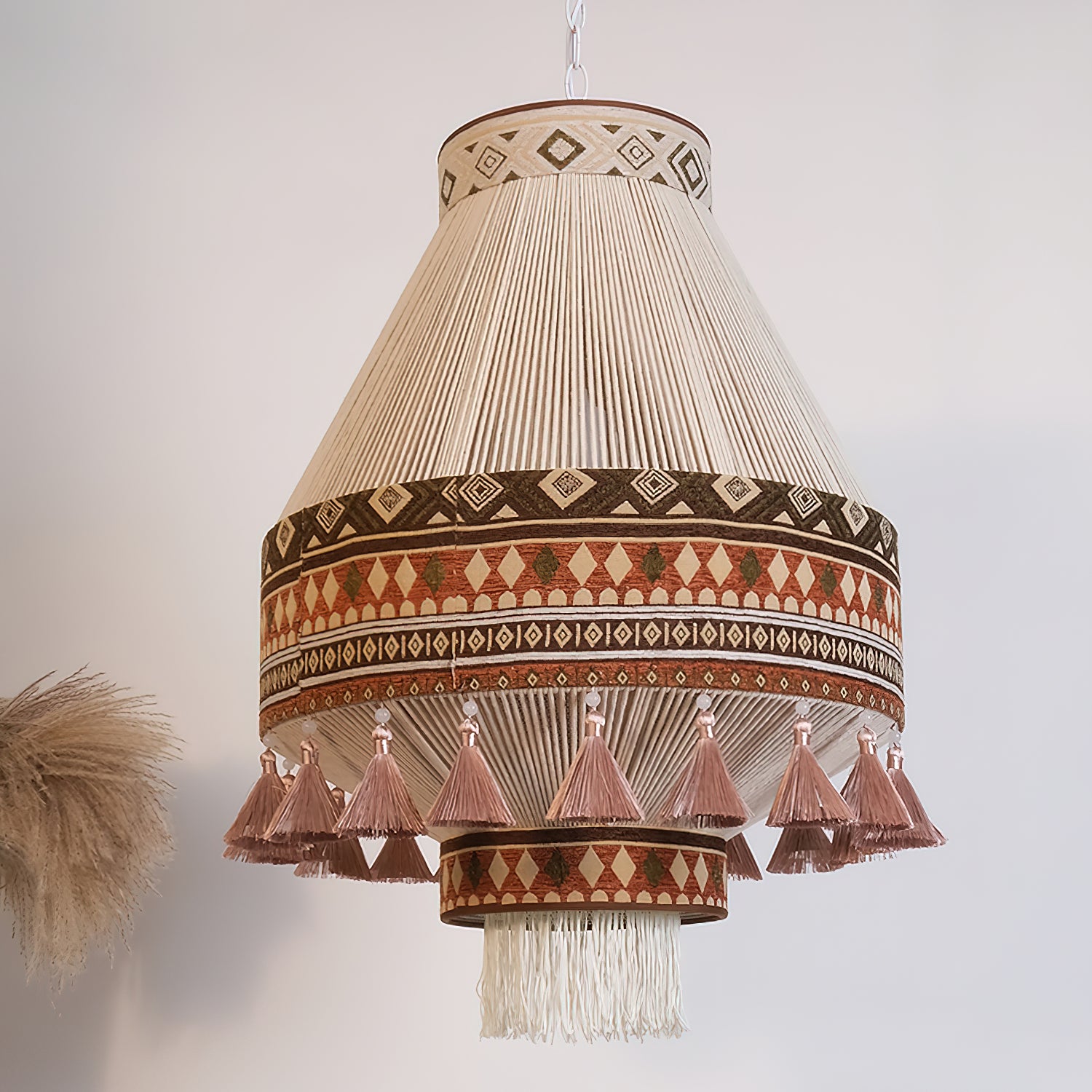 Bohemian Fringe Pendant Lamp - Cueteks