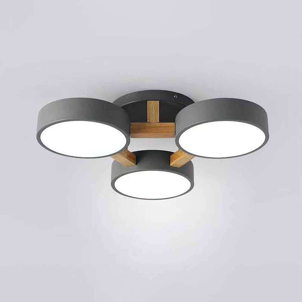 Contemporary Acrylic Multi-Heads Ceiling Light - Cueteks