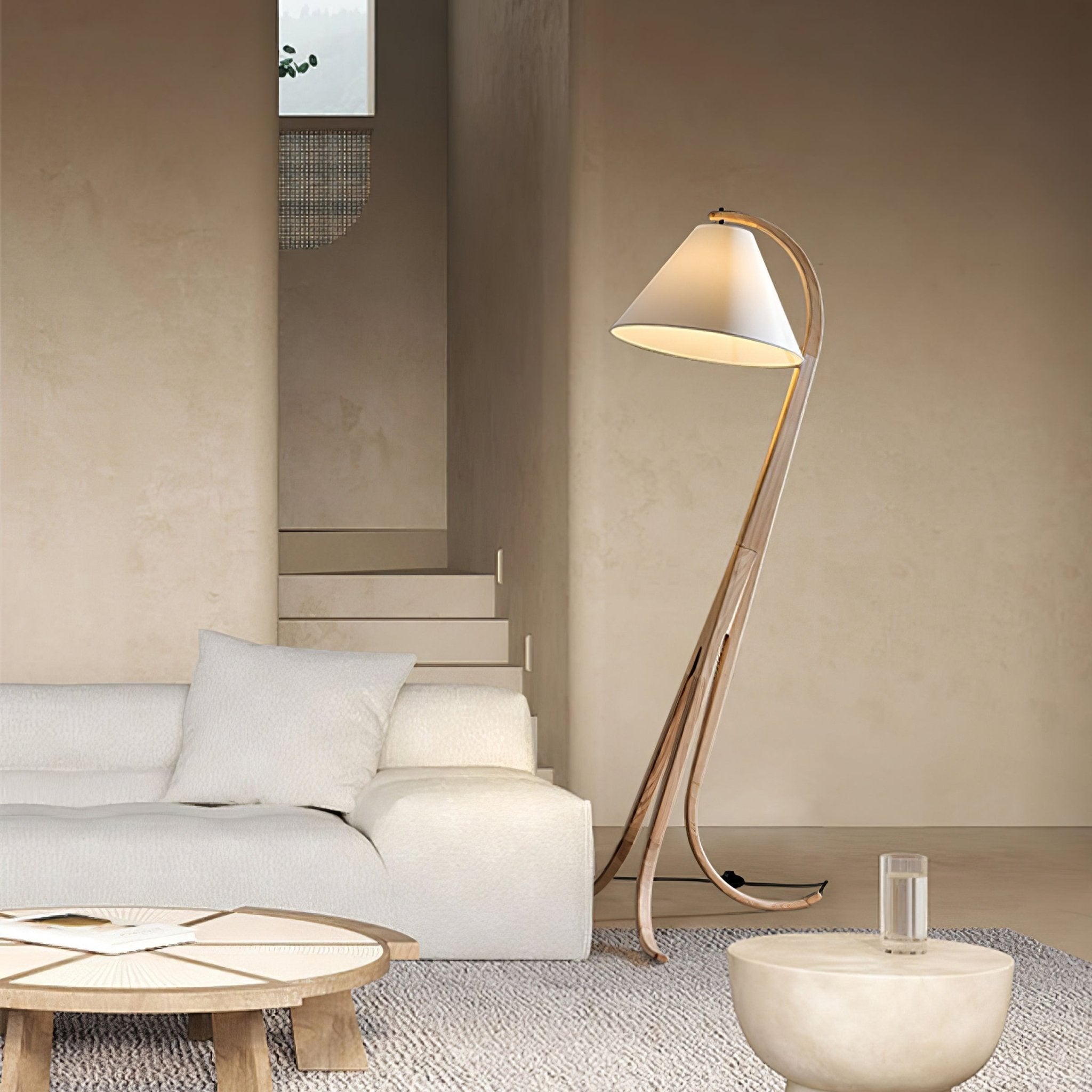 Arcwood Floor Lamp - Cueteks