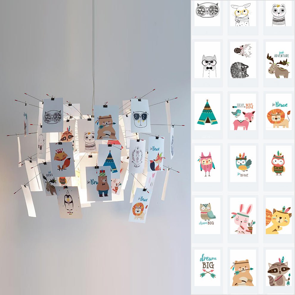 Paper Chandelier - Cueteks
