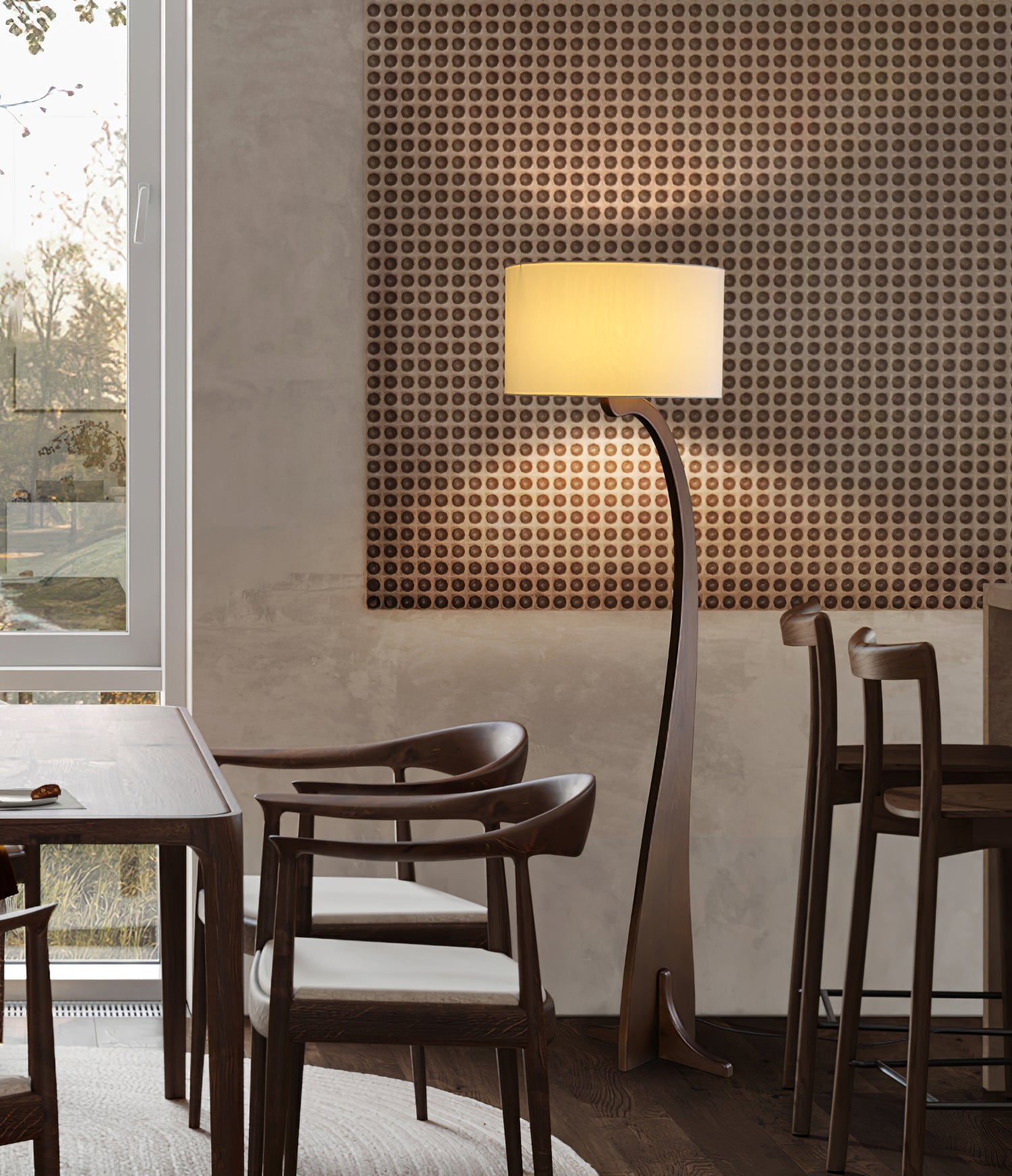 Bow Curve Floor Lamp - Cueteks