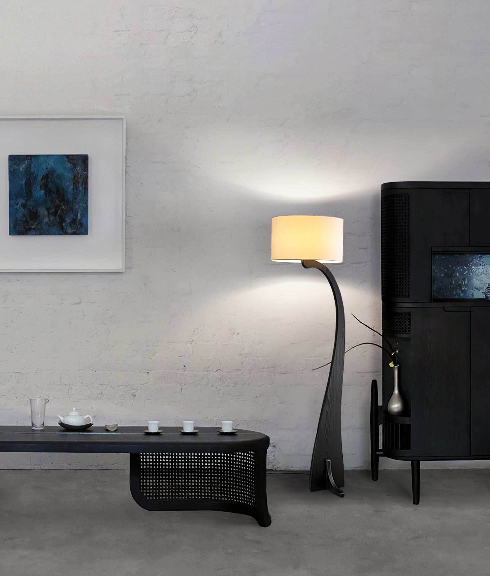 Bow Curve Floor Lamp - Cueteks