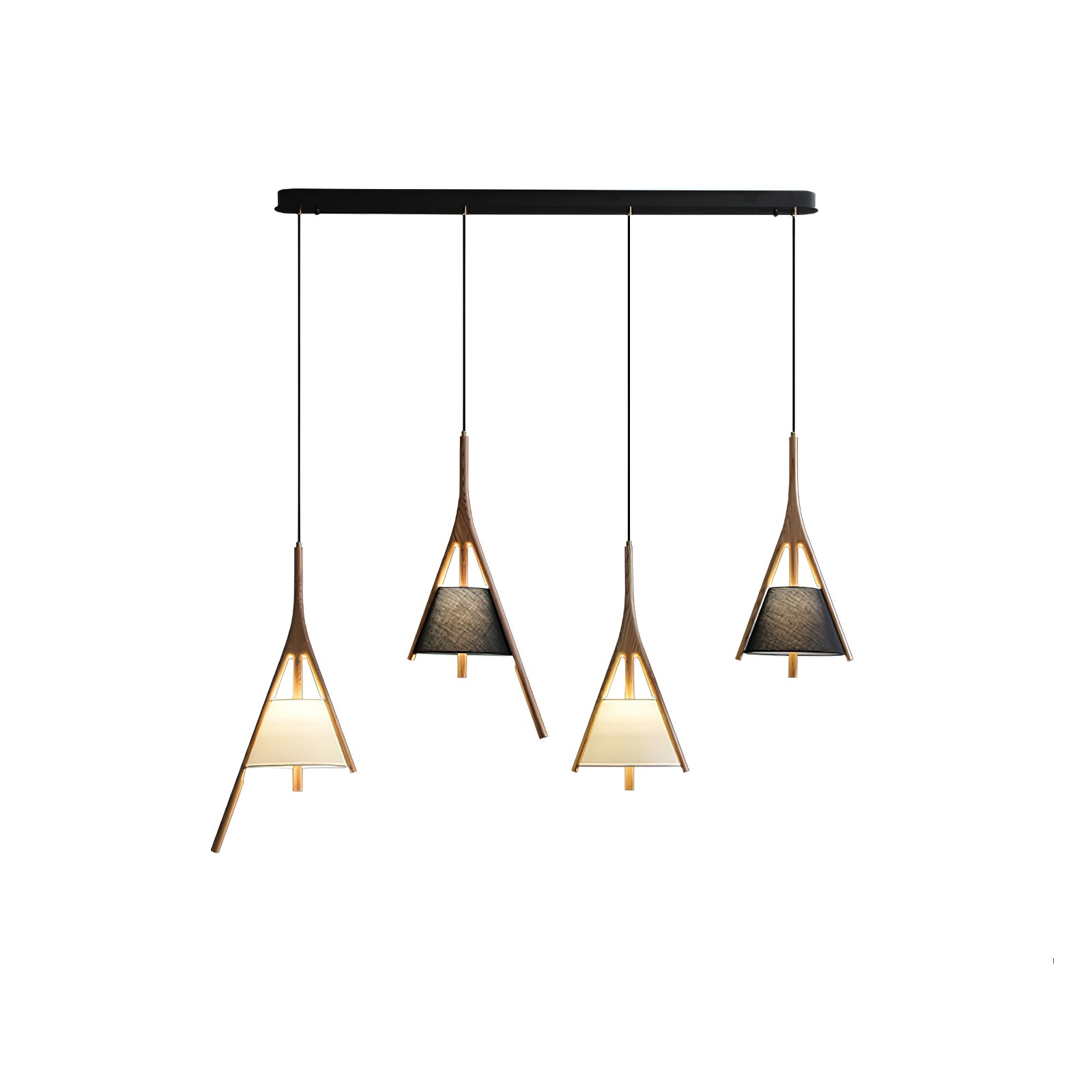 Nanzhi Wood Pendant Lamp - Cueteks