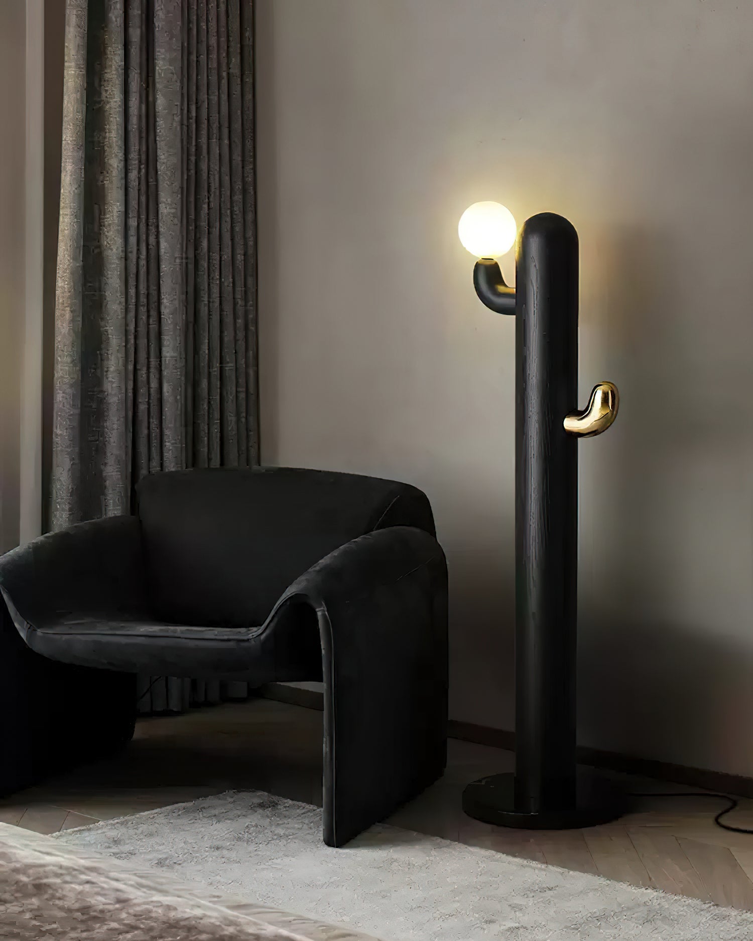 Cactus Wood Floor Lamp - Cueteks