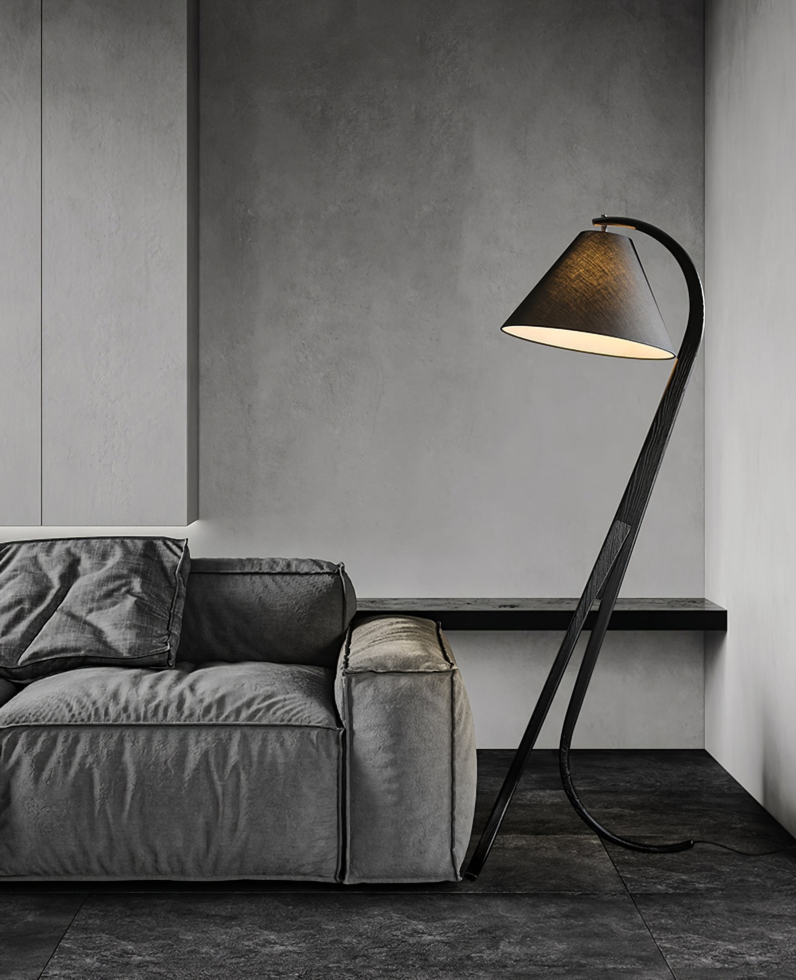 Arcwood Floor Lamp - Cueteks