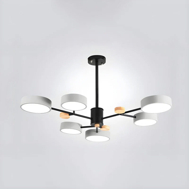 Contemporary Acrylic LED Hanging Pendant Light - Cueteks