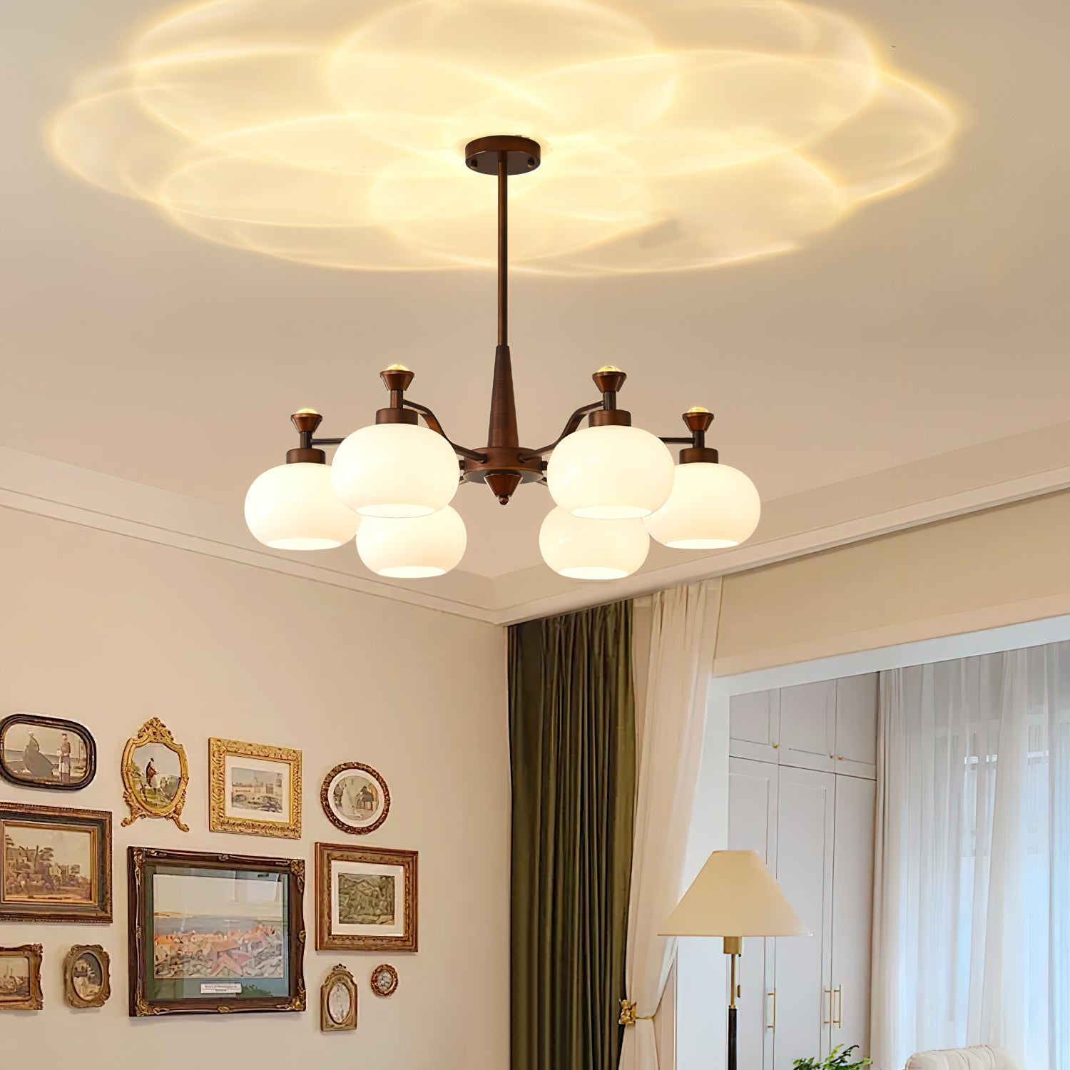 Globe Spotlight Chandelier - Cueteks
