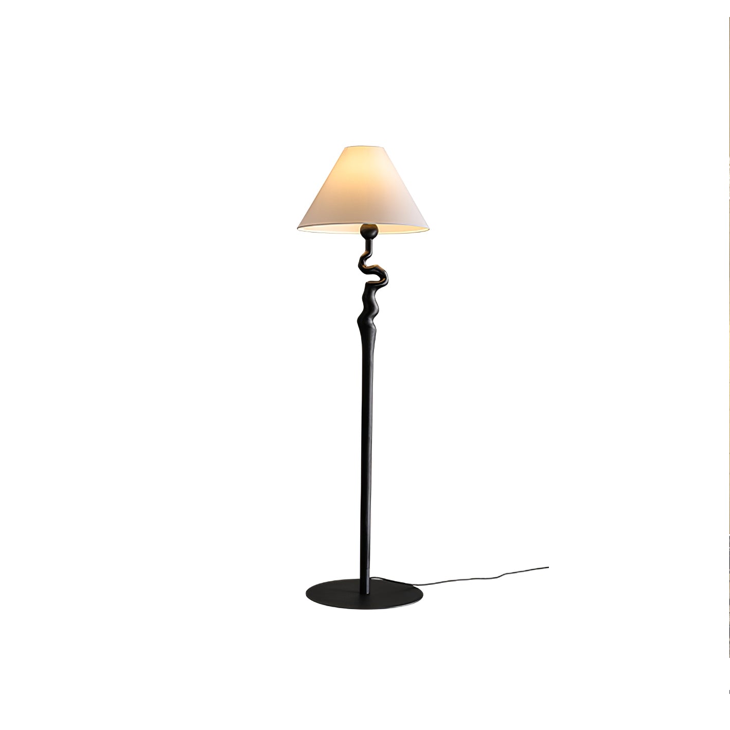 Serpentine Twist Floor Lamp - Cueteks