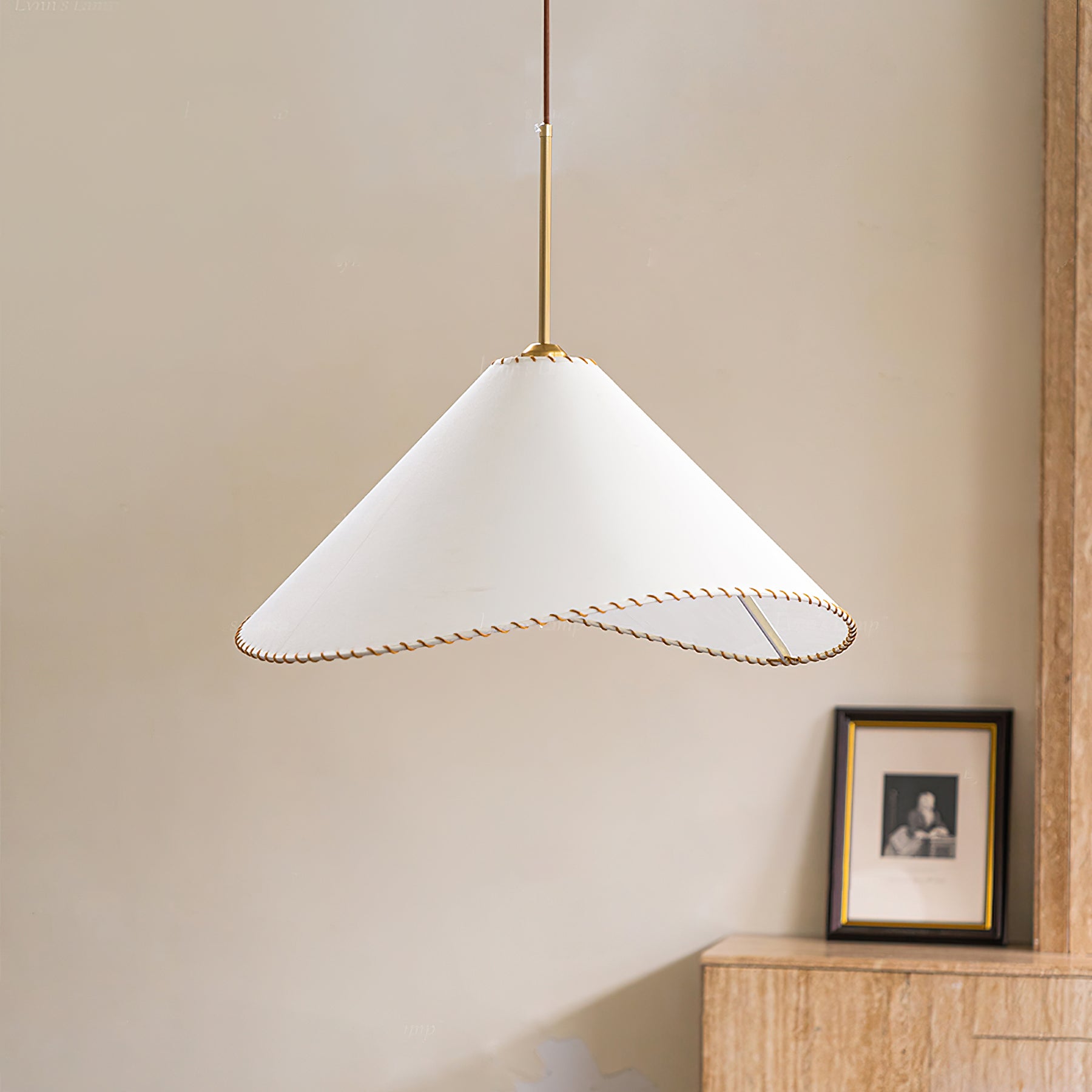 Twisted Shade Pendant Lamp - Cueteks