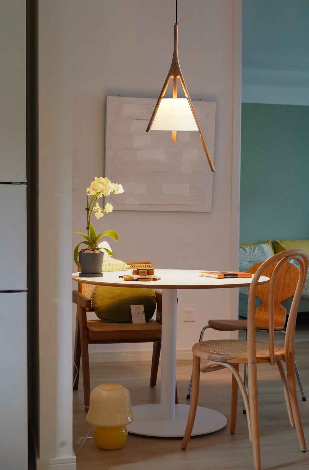 Nanzhi Wood Pendant Lamp - Cueteks
