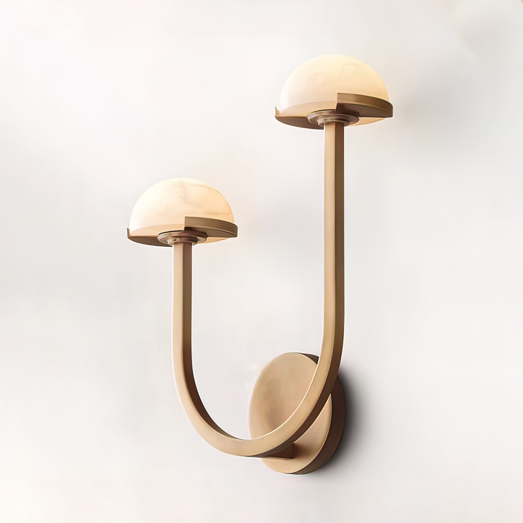 Mushroom Alabaster Wall Lamp - Cueteks