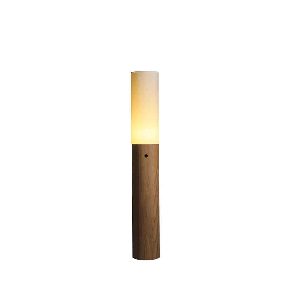 Timber Column Floor Lamp - Cueteks