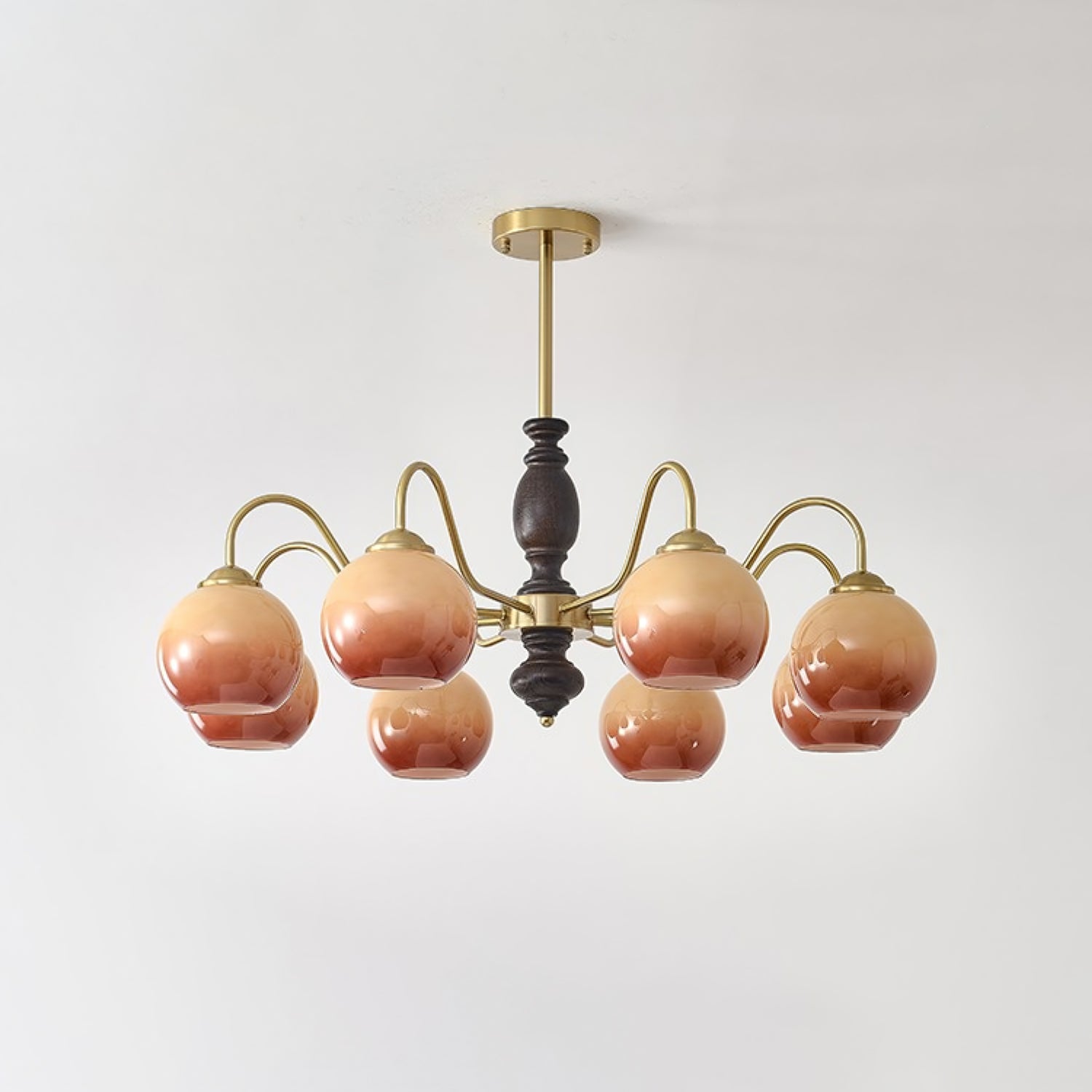 Caramel Orb Chandelier - Cueteks