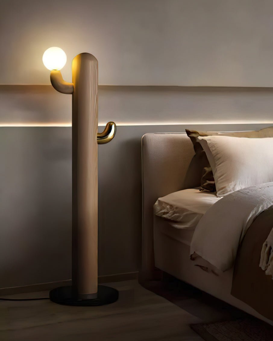 Cactus Wood Floor Lamp - Cueteks