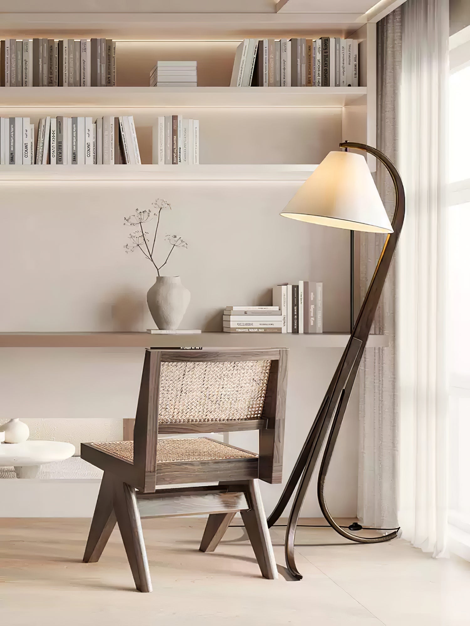 Arcwood Floor Lamp - Cueteks