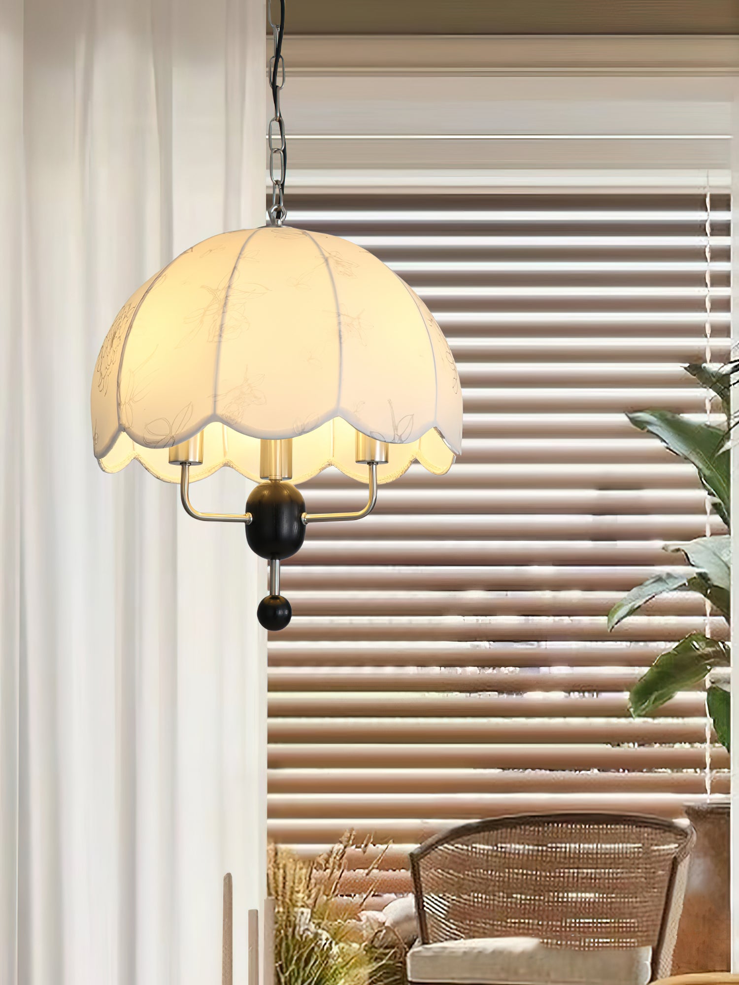 Vintage Bloom Pendant Lamp - Cueteks