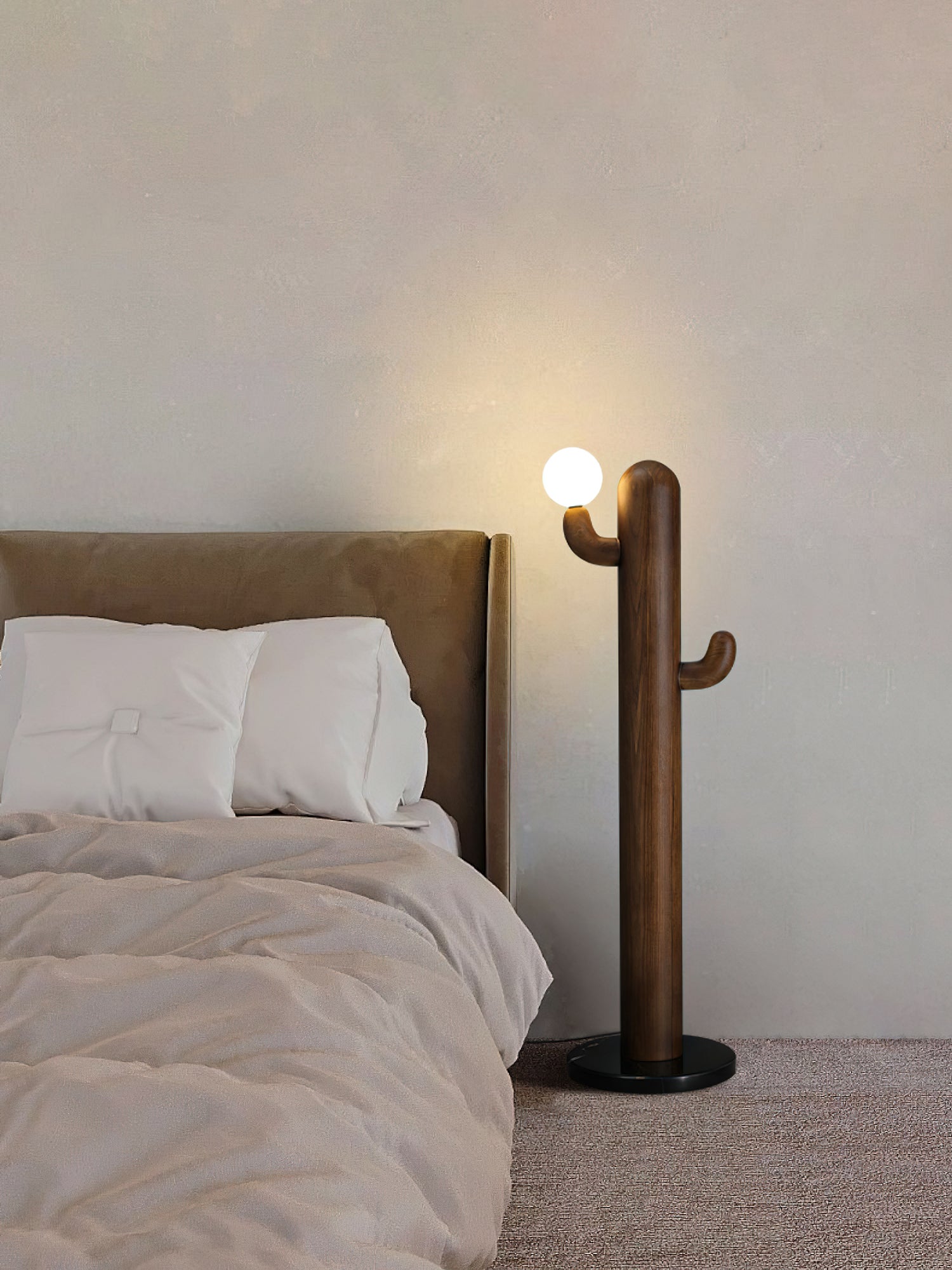 Cactus Wood Floor Lamp - Cueteks