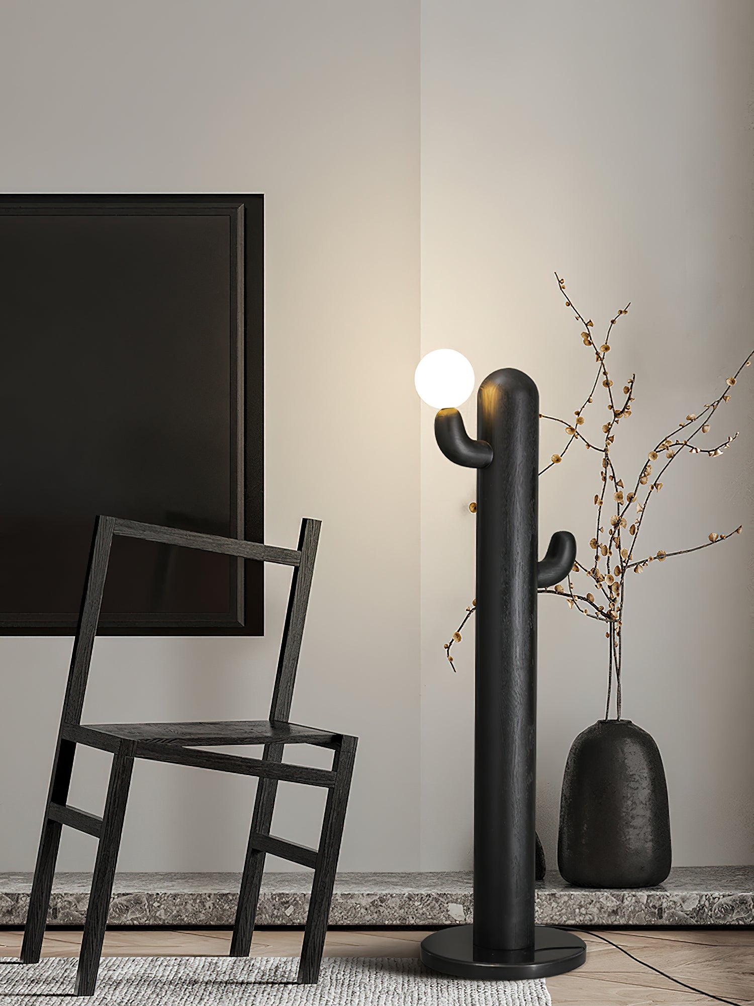 Cactus Wood Floor Lamp - Cueteks