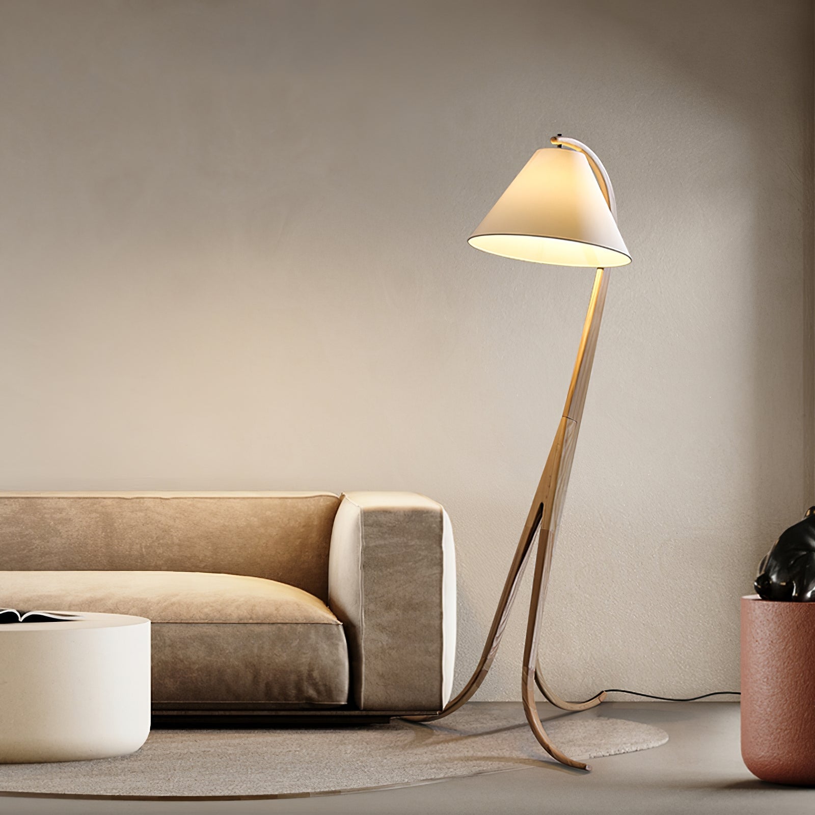Arcwood Floor Lamp - Cueteks