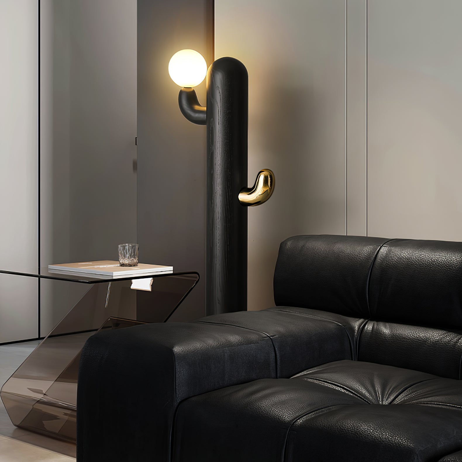 Cactus Wood Floor Lamp - Cueteks