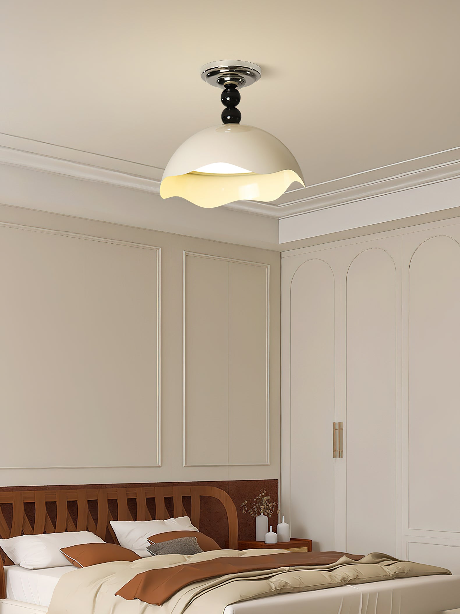 Wave Crest Ceiling Lamp - Cueteks