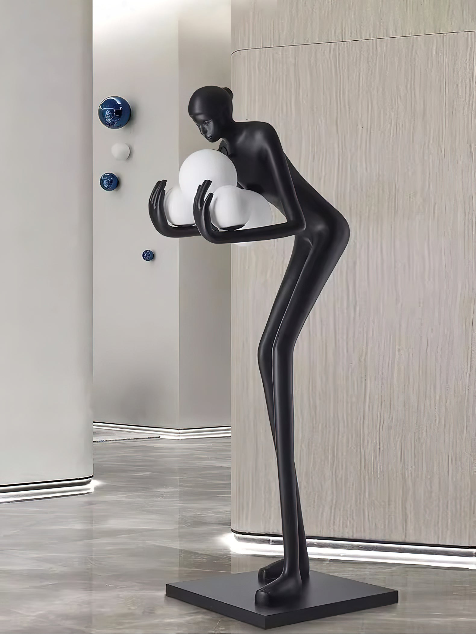 Embrace of Light Sculpture Floor Lamp - Cueteks