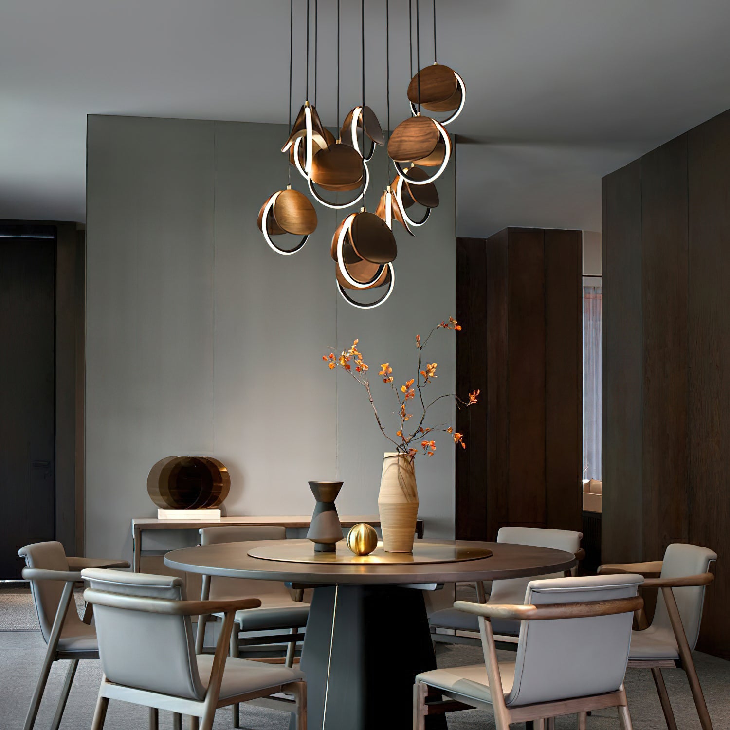 Elliot Rings Chandelier - Cueteks