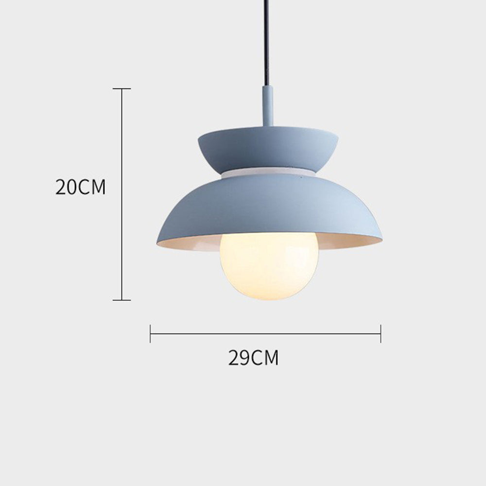 Macaroon Colorful Simple Round Pendant Light - Cueteks