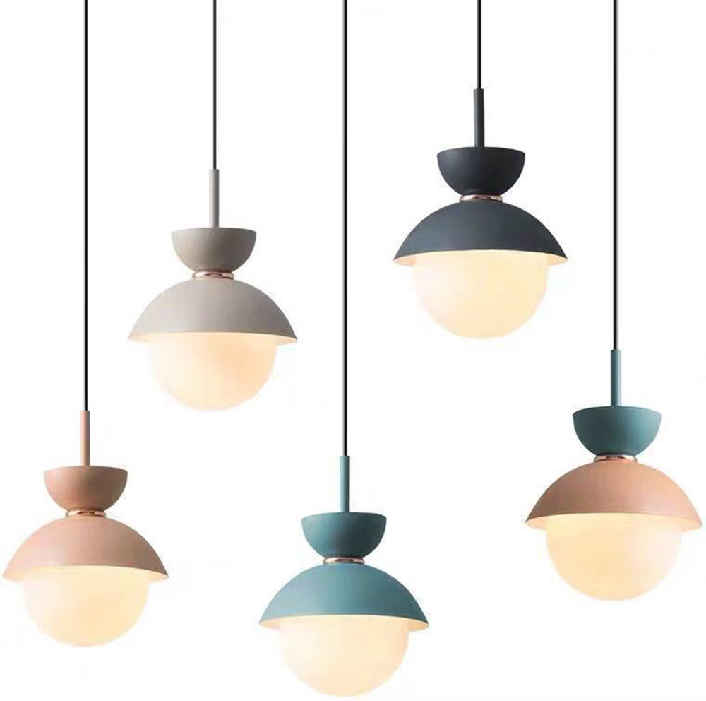 Macaroon Double Heads Metal Pendant Light - Cueteks