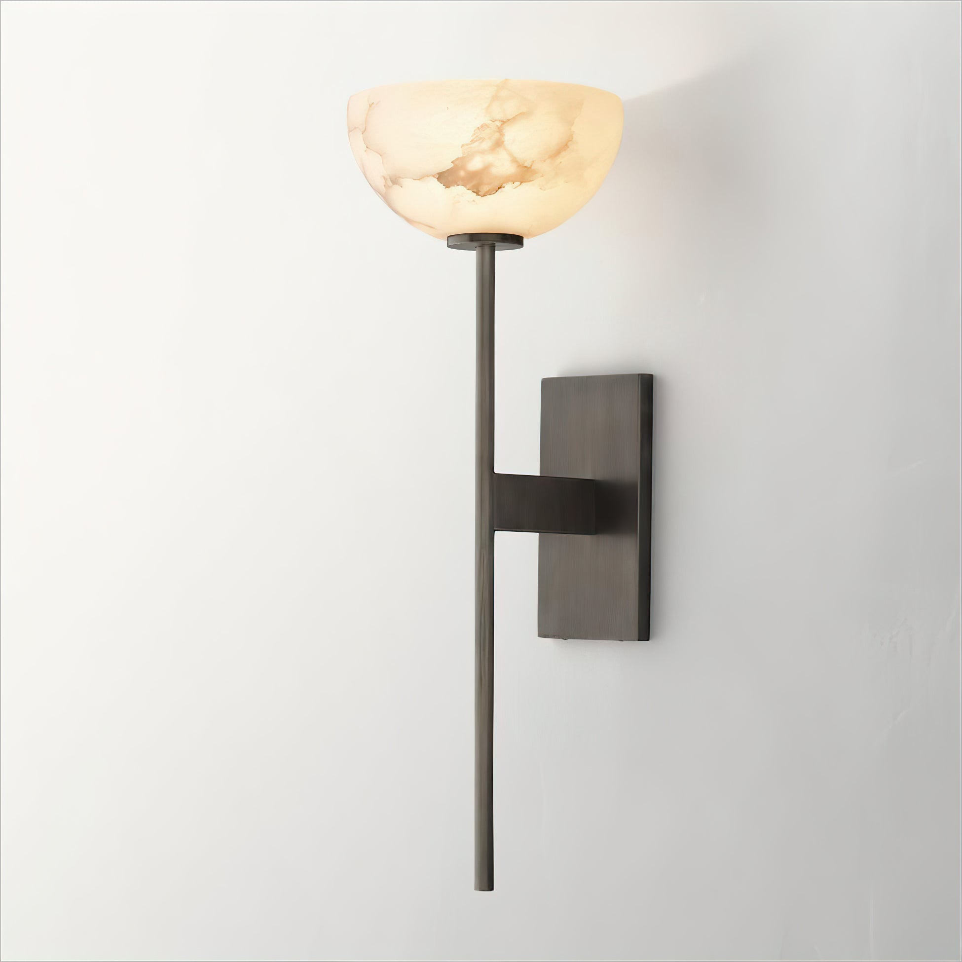 Alabaster Cup Wall Lamp - Cueteks