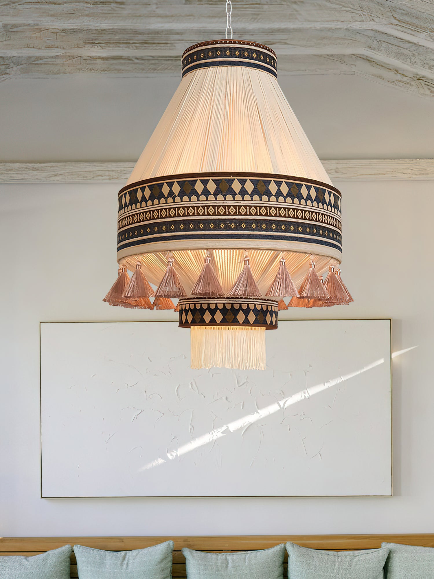 Bohemian Fringe Pendant Lamp - Cueteks