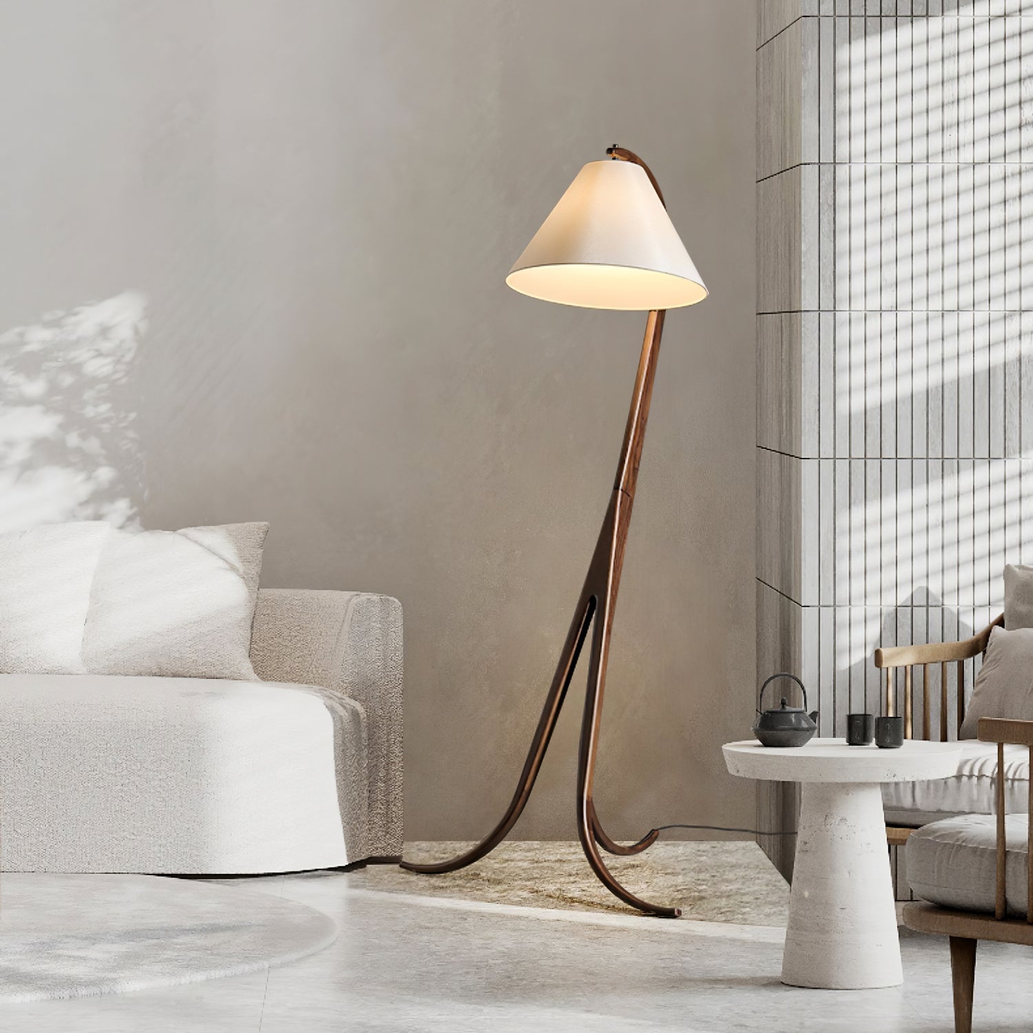 Arcwood Floor Lamp - Cueteks