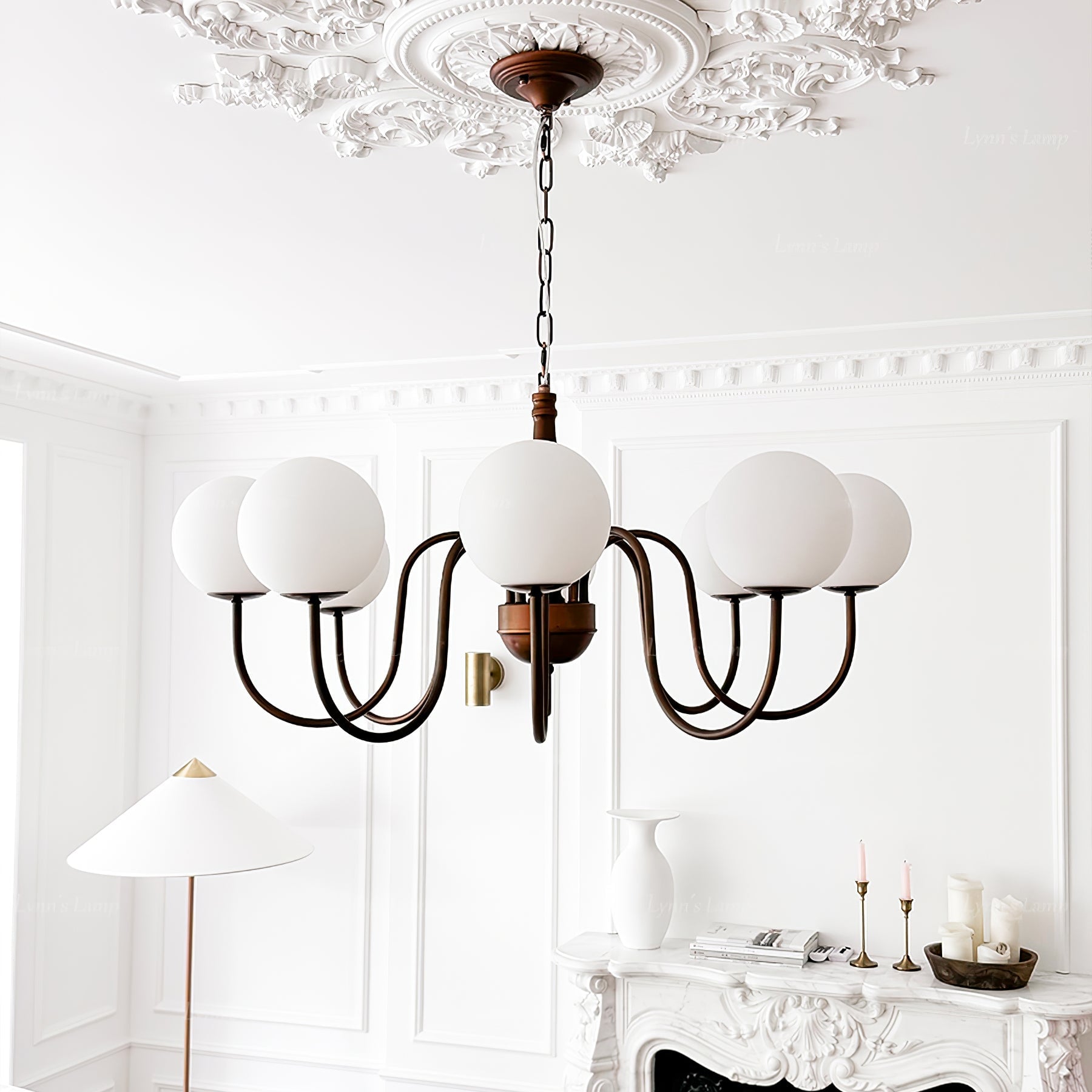 Grove Balls Chandelier - Cueteks