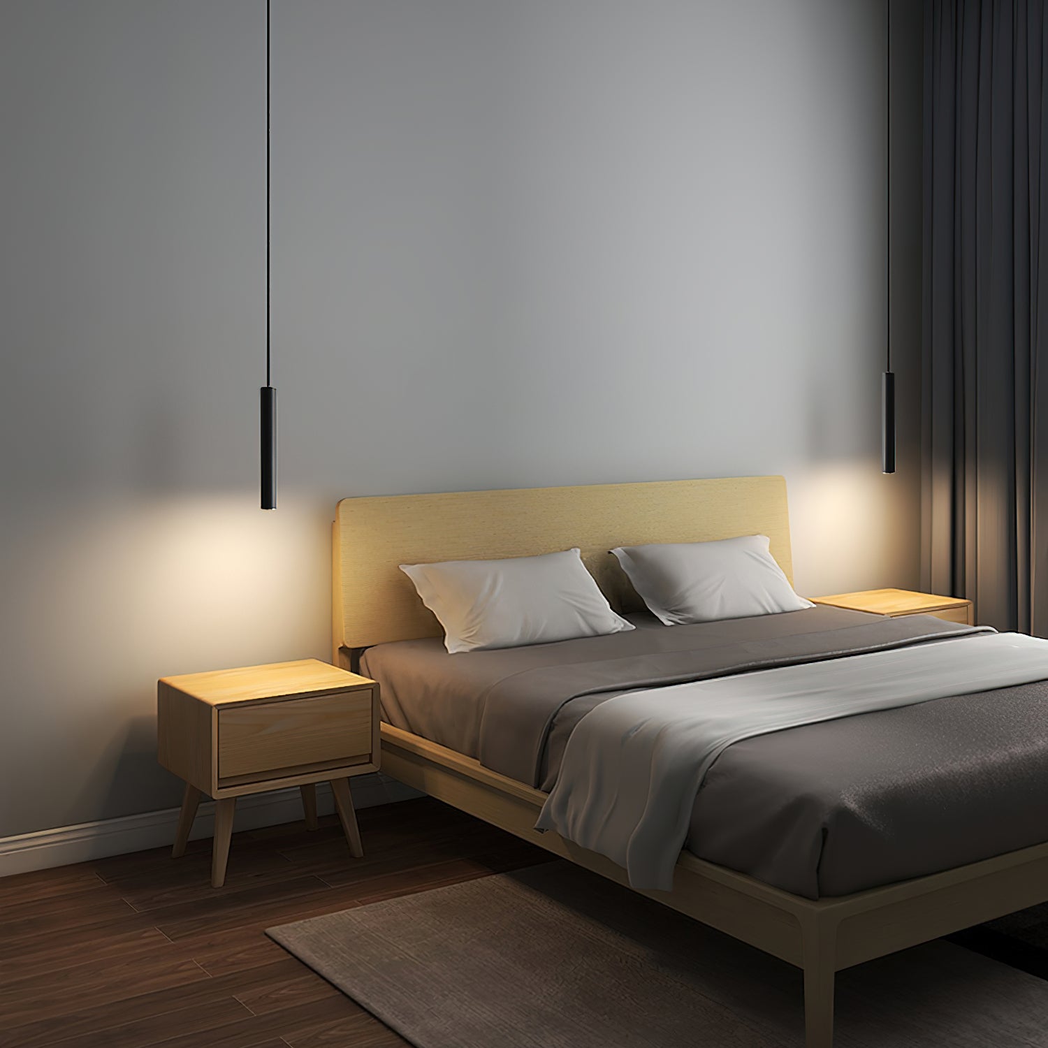 Streamline Cylinder Pendant Lamp - Cueteks
