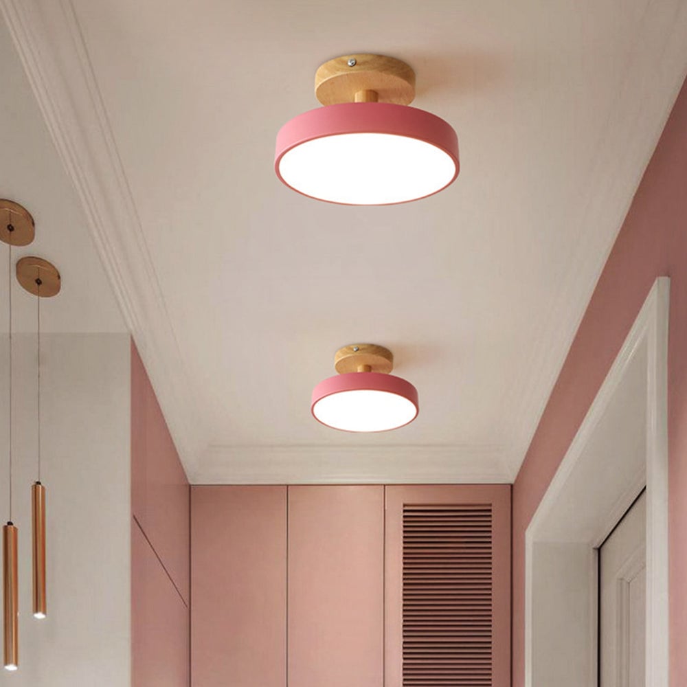 Colorful Round Flush Mount Ceiling Light - Cueteks