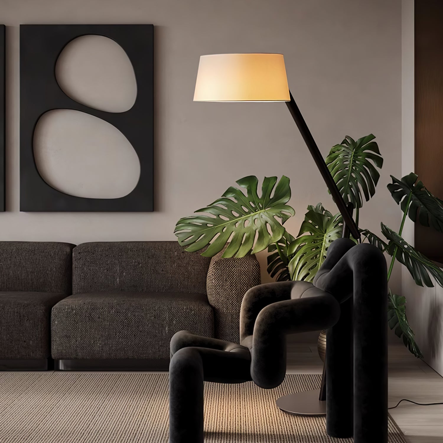 Lean Pivot Floor Lamp - Cueteks