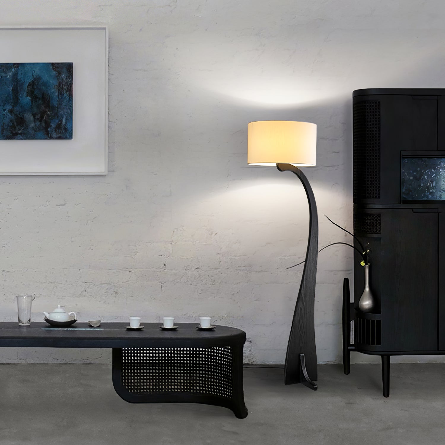 Bow Curve Floor Lamp - Cueteks