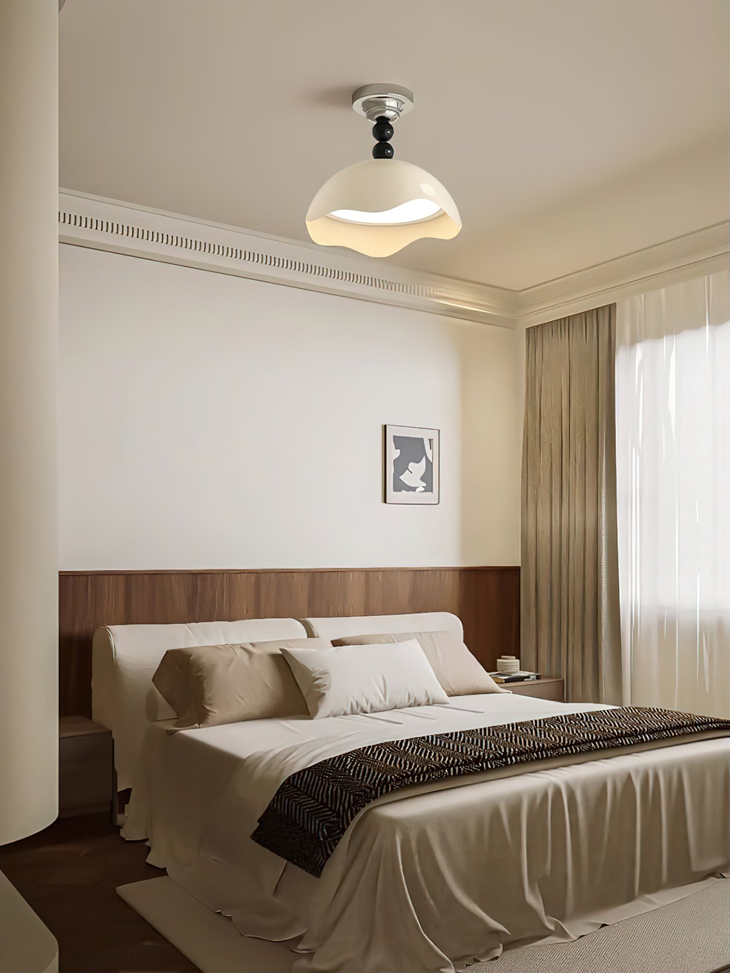 Wave Crest Ceiling Lamp - Cueteks