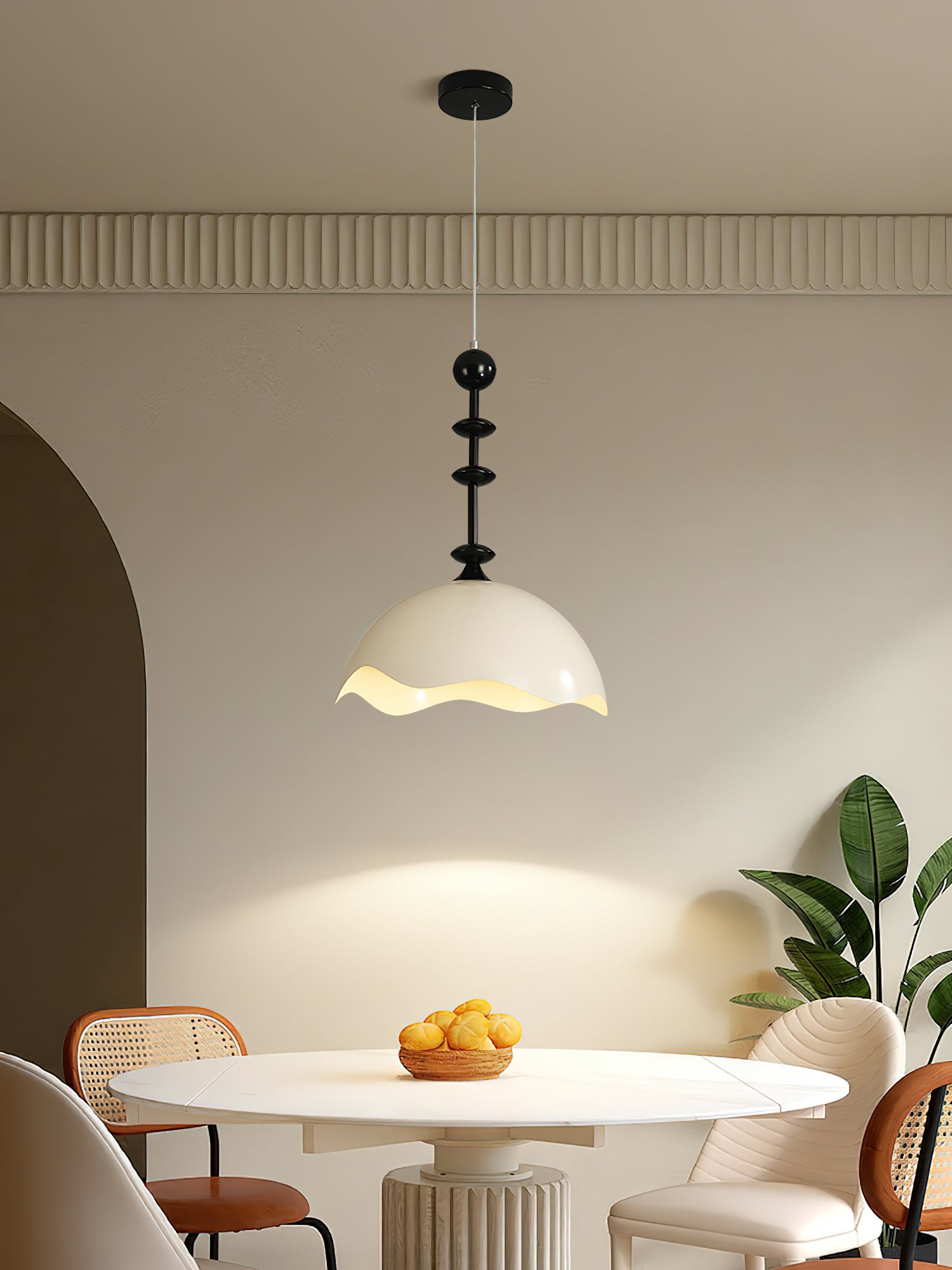 Wave Crest Pendant Lamp - Cueteks