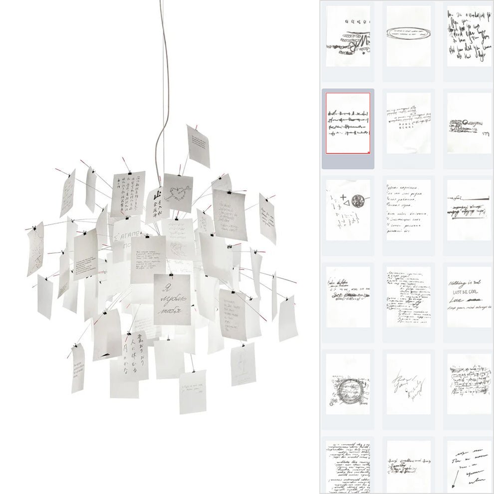 Paper Chandelier - Cueteks
