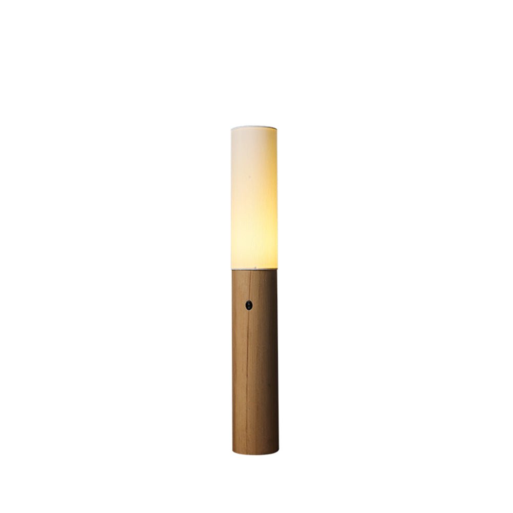 Timber Column Floor Lamp - Cueteks
