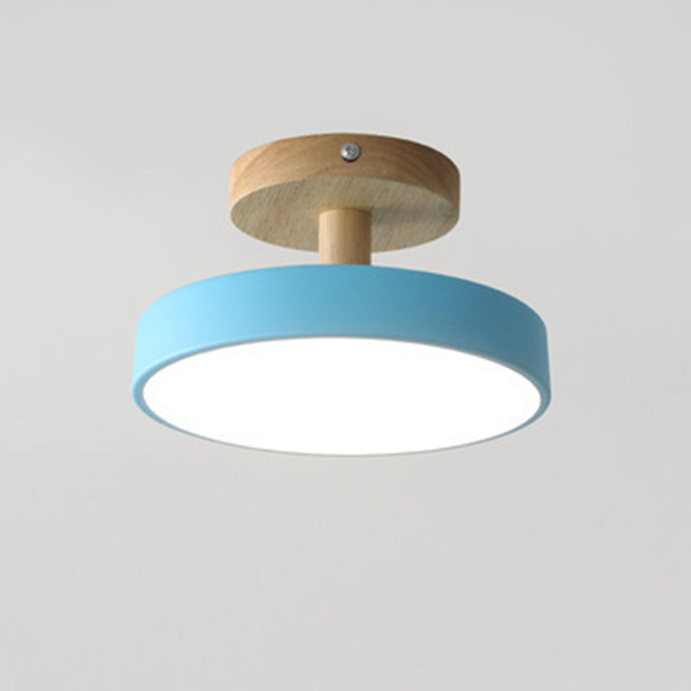 Colorful Round Flush Mount Ceiling Light - Cueteks